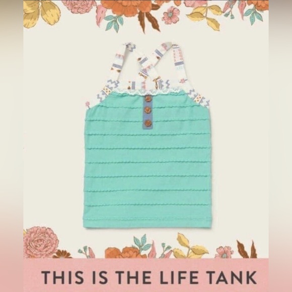 NWT Matilda Jane Girls This Is The Life Tank Size 4 Sold Out NWT - Picture 2 of 5